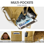 G4Free Activewear - G4Free Drawstring Backpack Sports Gym Bag with Shoes Compartment -TN23B194C-TN23B194B