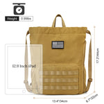 G4Free Activewear - G4Free Drawstring Backpack Sports Gym Bag with Shoes Compartment -TN23B194C-TN23B194B