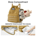 G4Free Activewear - G4Free Drawstring Backpack Sports Gym Bag with Shoes Compartment -TN23B194C-TN23B194B