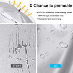 G4Free Activewear - G4Free Extra Large Golf Umbrella 62/68 inch Vented Square Umbrella -D02V717A-D02V717C-D02V717B-D02V717D-D02V717E