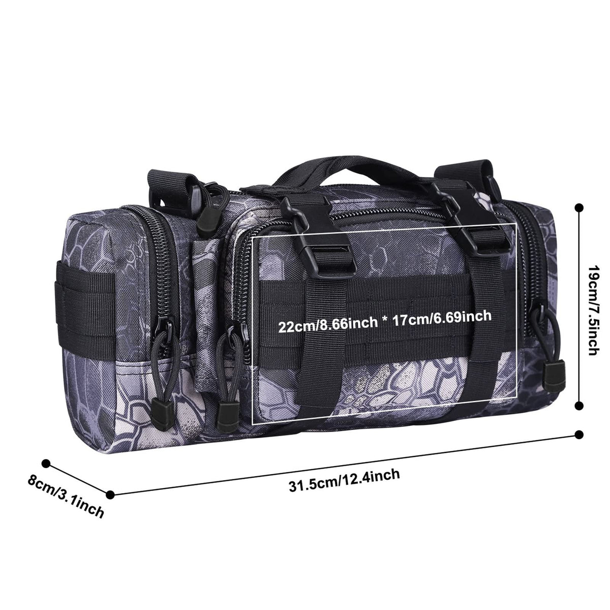 G4Free Activewear - G4Free Fanny Deployment Bag Tactical Waist Pack -D04V317A-D04V317C-D04V317G