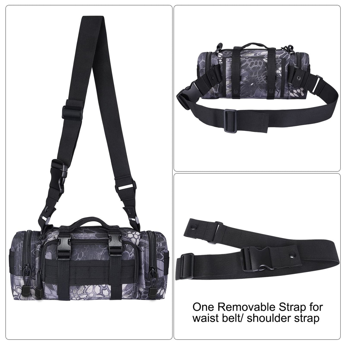 G4Free Activewear - G4Free Fanny Deployment Bag Tactical Waist Pack -D04V317A-D04V317C-D04V317G