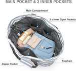 G4Free Activewear - G4Free Foldable Waterproof Sandproof Tote Beach Bag -TN23B270C-TN24B463A-TN24B349A-TN23B270B-TN24B463B