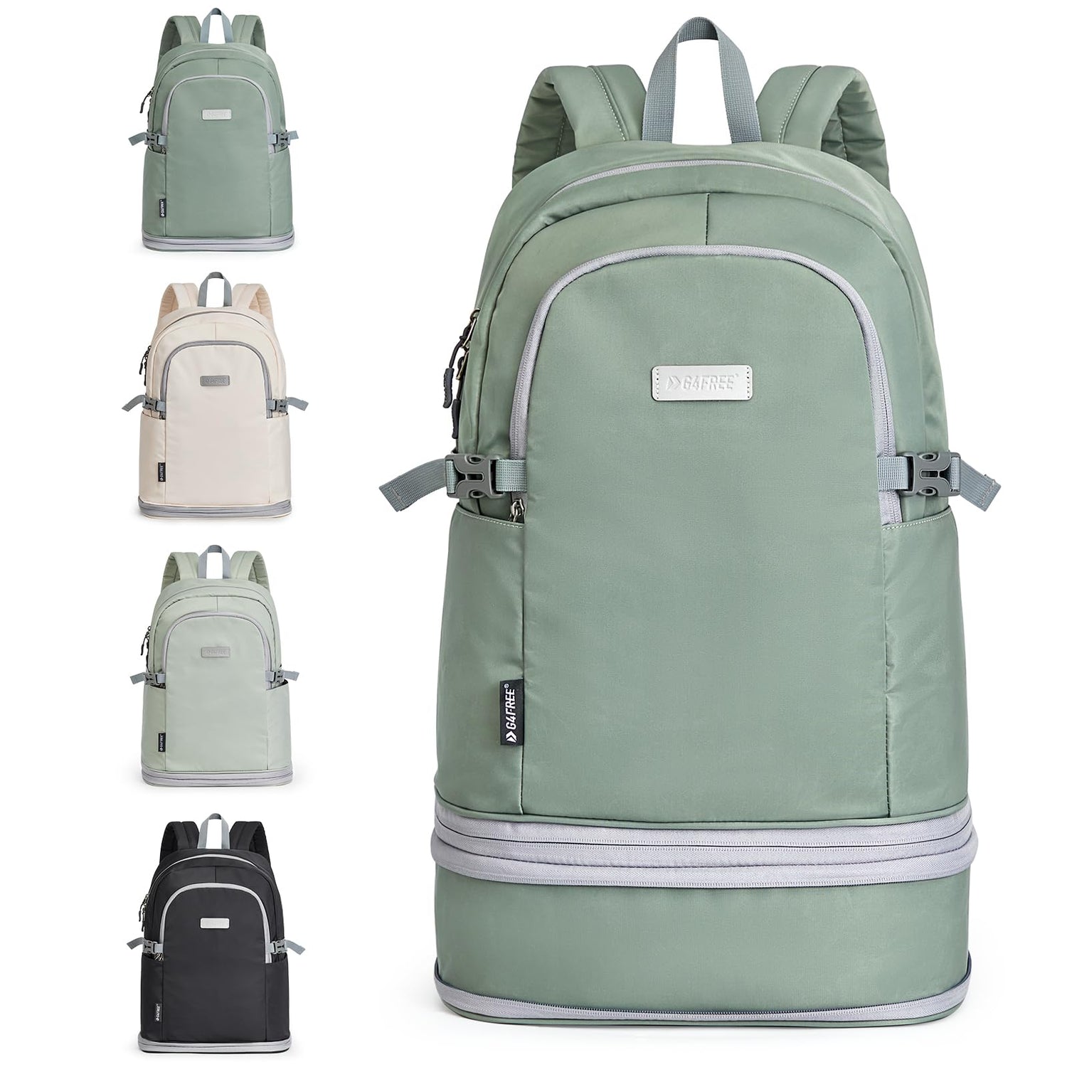 G4Free Activewear - G4Free Gym Backpack For Women with Shoes Compartment & Wet Pocket -TN23B238D-TN23B238A-TN23B238B-TN23B238C