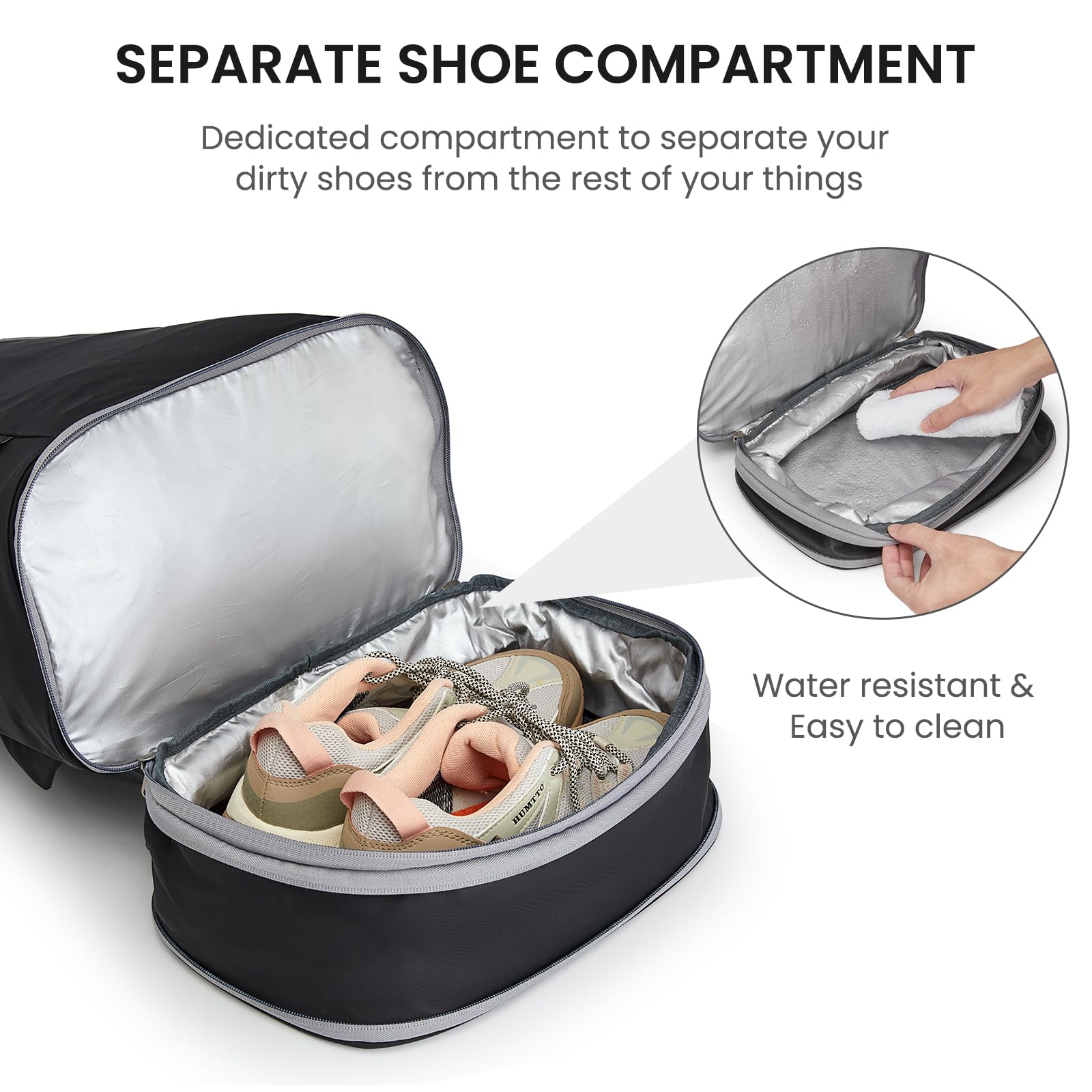 G4Free Activewear - G4Free Gym Backpack For Women with Shoes Compartment & Wet Pocket -TN23B238D-TN23B238A-TN23B238B-TN23B238C