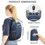 G4Free Activewear - G4Free Hiking Daypack Water Resistant Lightweight Packable Backpack -TN22B133A-TN22B133D-TN22B133B-TN22B133C