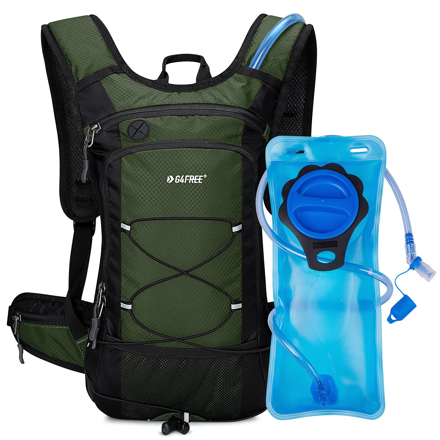 G4Free Activewear - G4Free Insulated Hydration Backpack Pack with 2L BPA -D02V741A-D02V741B-D02V741E