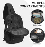 G4Free Activewear - G4Free Men Military Tactical Sling Bag -TN24B455A-TN24B455B
