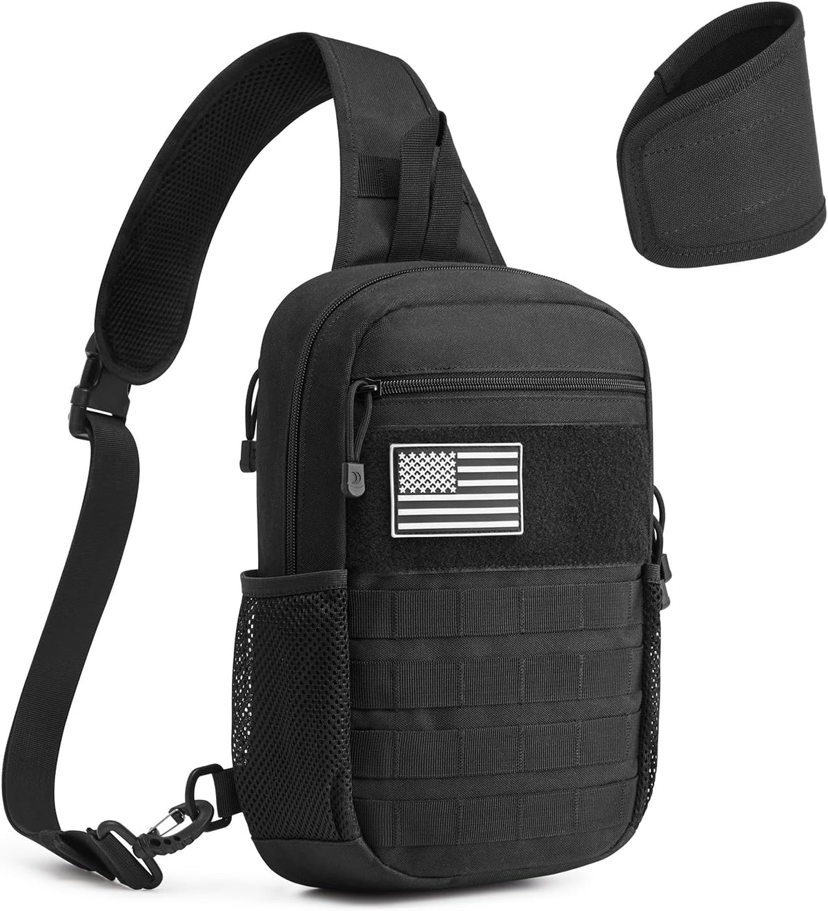 G4Free Activewear - G4Free Men Military Tactical Sling Bag -TN24B455B-TN24B455A