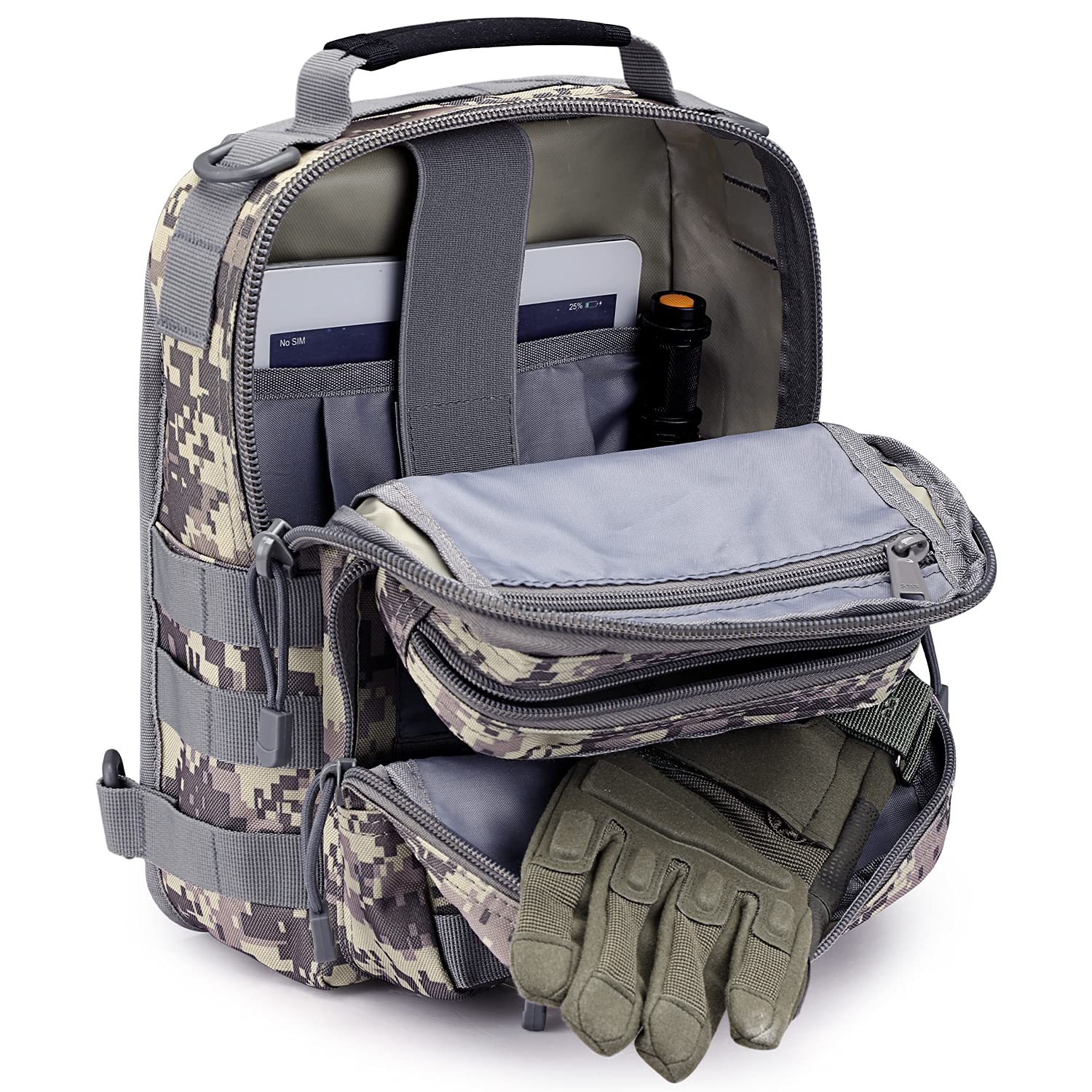 G4Free Activewear - G4Free Military Rover Tactical Sling Bag -D02V719A-D02V719D-D02V719F-D02V719C-D02V719E