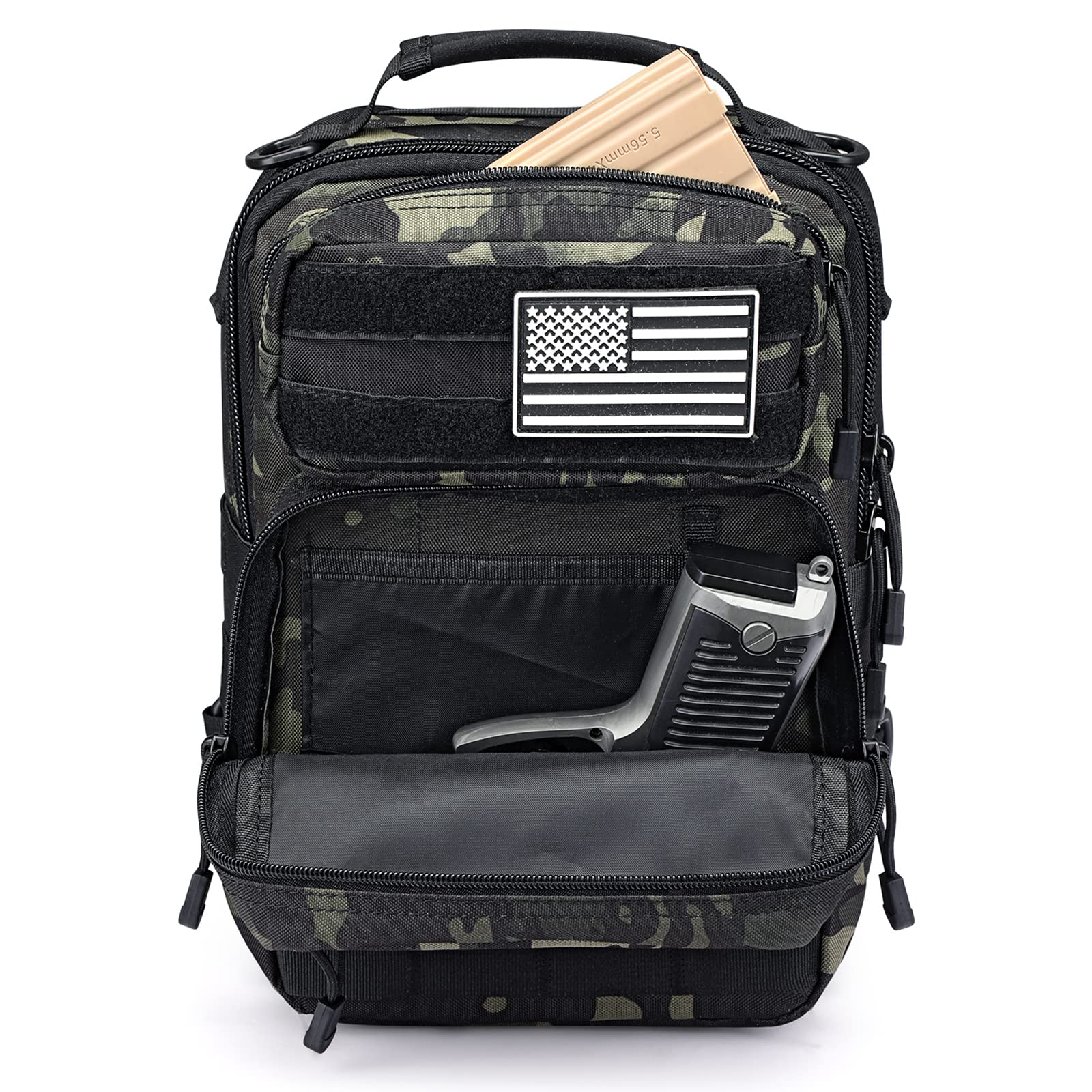 G4Free Activewear - G4Free Military Rover Tactical Sling Bag -D02V719A-D02V719D-D02V719F-D02V719C-D02V719E