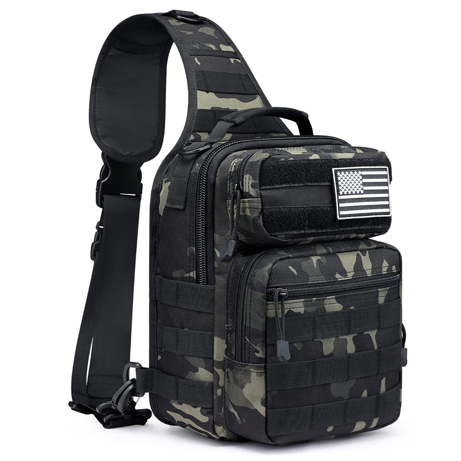G4Free Activewear - G4Free Military Rover Tactical Sling Bag -D02V719F-D02V719A-D02V719C-D02V719E-D02V719B