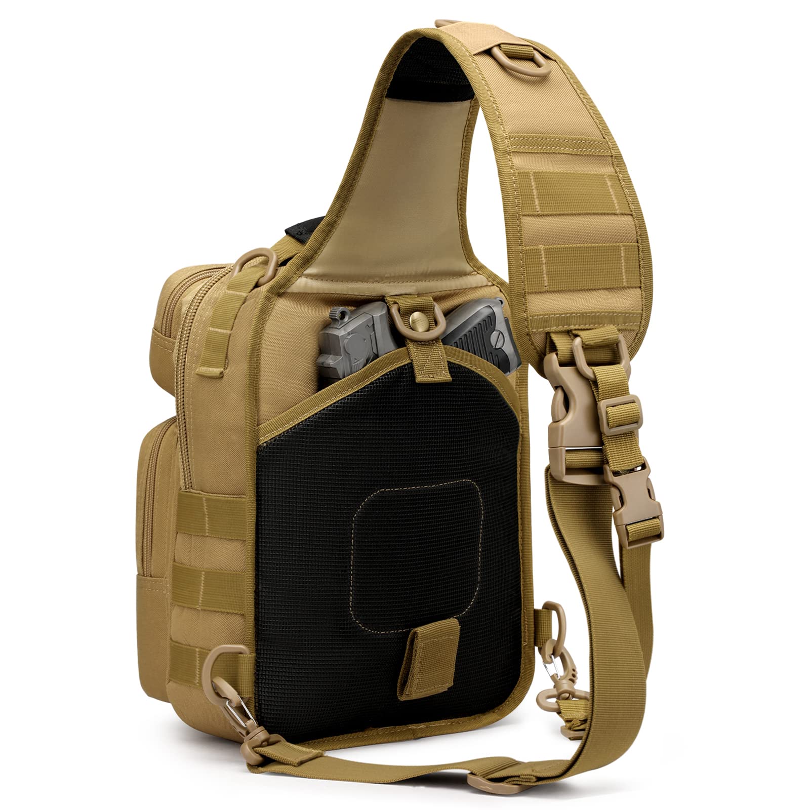 G4Free Activewear - G4Free Military Rover Tactical Sling Bag -D02V719F-D02V719A-D02V719C-D02V719E-D02V719B