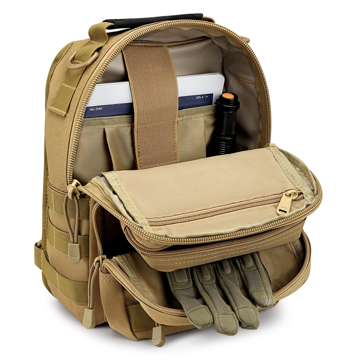 G4Free Activewear - G4Free Military Rover Tactical Sling Bag -D02V719F-D02V719A-D02V719C-D02V719E-D02V719B