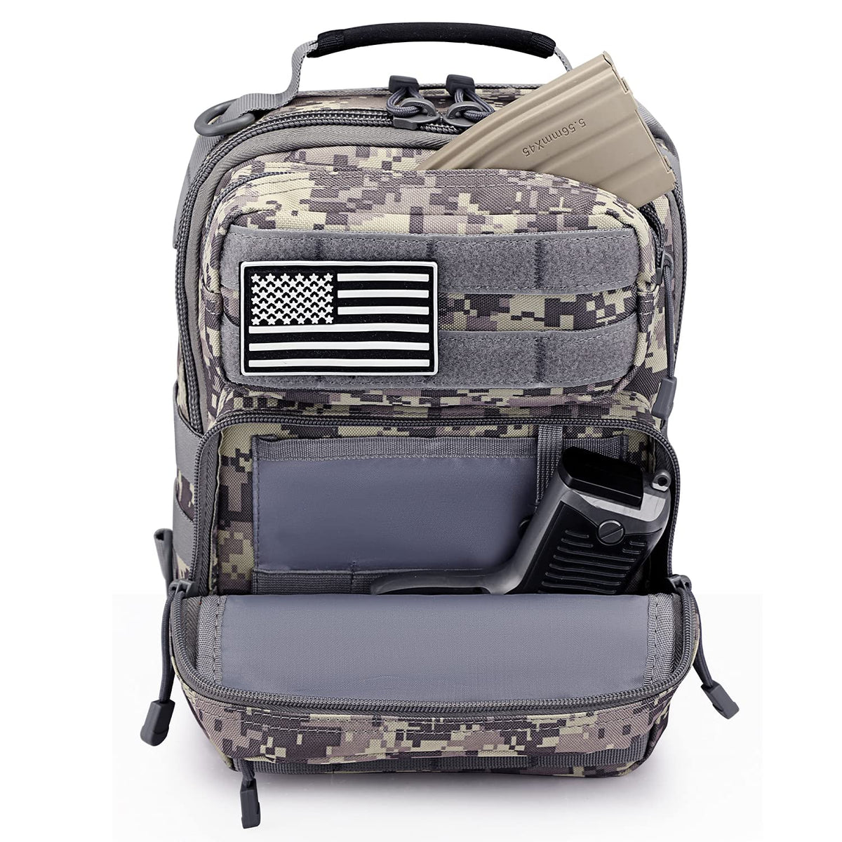 G4Free Activewear - G4Free Military Rover Tactical Sling Bag -D02V719F-D02V719A-D02V719C-D02V719E-D02V719B