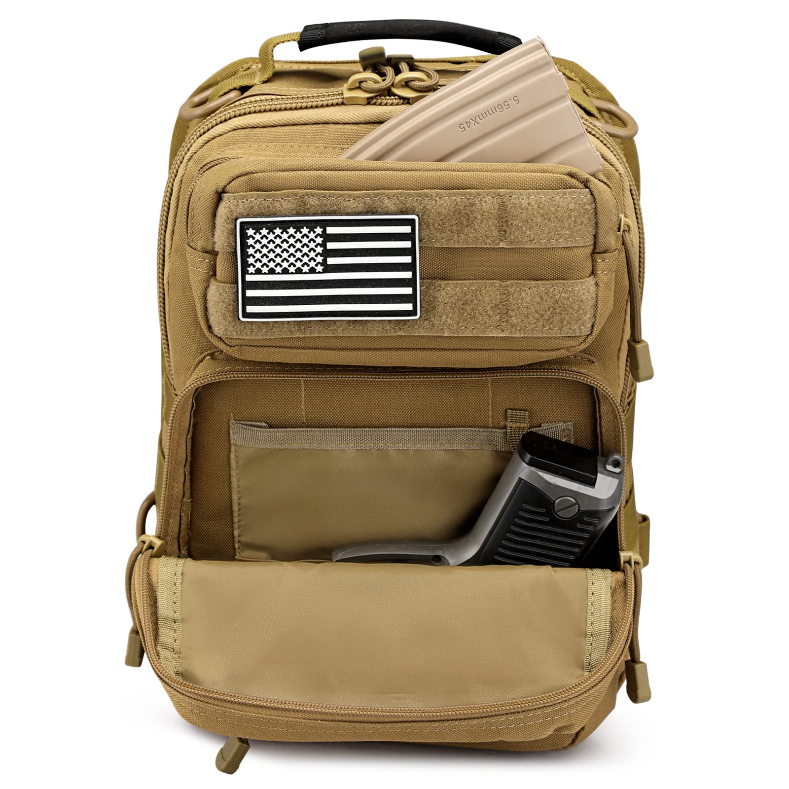 G4Free Activewear - G4Free Military Rover Tactical Sling Bag -D02V719F-D02V719A-D02V719C-D02V719E-D02V719B