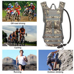 G4Free Activewear - G4Free Military Tactical Hydration Backpack with 3L Upgraded Bladder -D02V560A-D02V560B