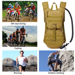 G4Free Activewear - G4Free Military Tactical Hydration Backpack with 3L Upgraded Bladder -D02V560A-D02V560B