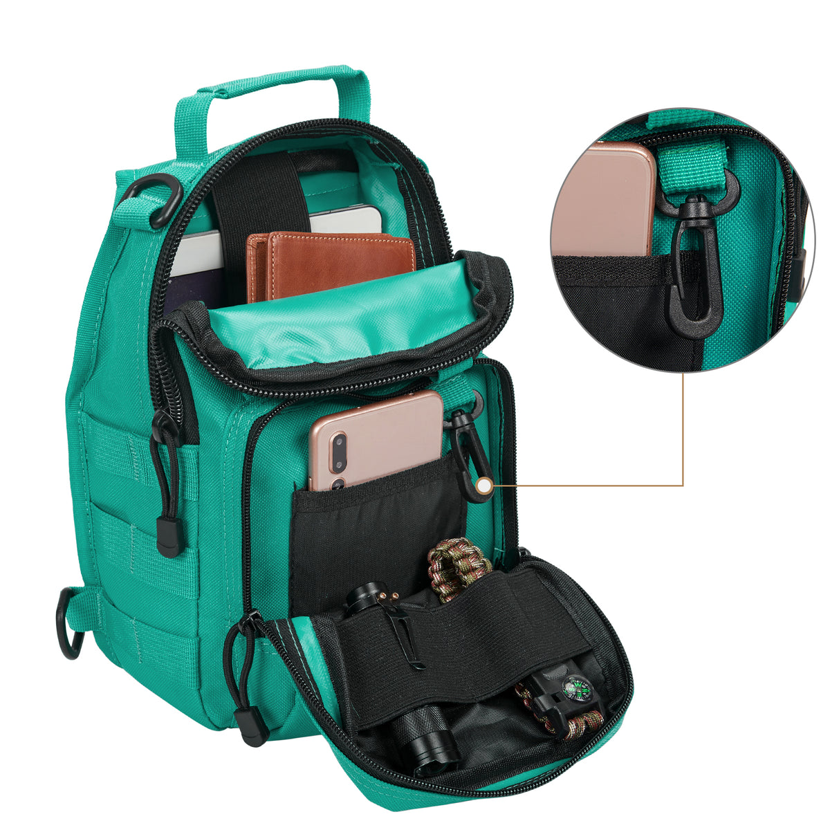 G4Free Activewear - G4Free Outdoor Tactical Bag Backpack -D04V316A-D04V316H-D04V316E-D04V316D-D04V316B