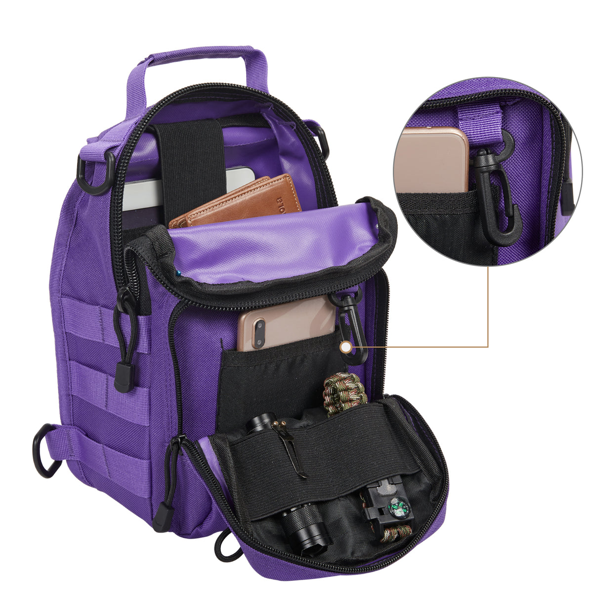 G4Free Activewear - G4Free Outdoor Tactical Bag Backpack -D04V316A-D04V316H-D04V316E-D04V316D-D04V316B