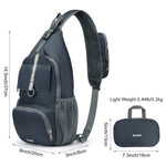 G4Free Activewear - G4Free Packable Crossbody Sling Backpack -TN21B007A-TN21B007D-TN21B007B-TN21B007E-TN21B007C