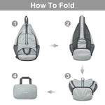 G4Free Activewear - G4Free Packable Crossbody Sling Backpack -TN21B007A-TN21B007D-TN21B007B-TN21B007E-TN21B007C