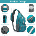 G4Free Activewear - G4Free Packable Crossbody Sling Backpack -TN21B007A-TN21B007D-TN21B007B-TN21B007E-TN21B007C