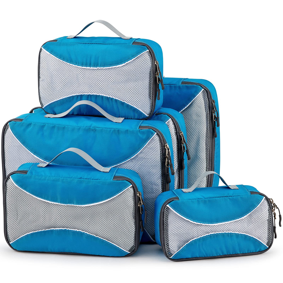 G4Free Activewear - G4Free Packing Cubes 6pcs Travel Accessories Organizers Travel Packing Bags -D10V005A-D10V005B