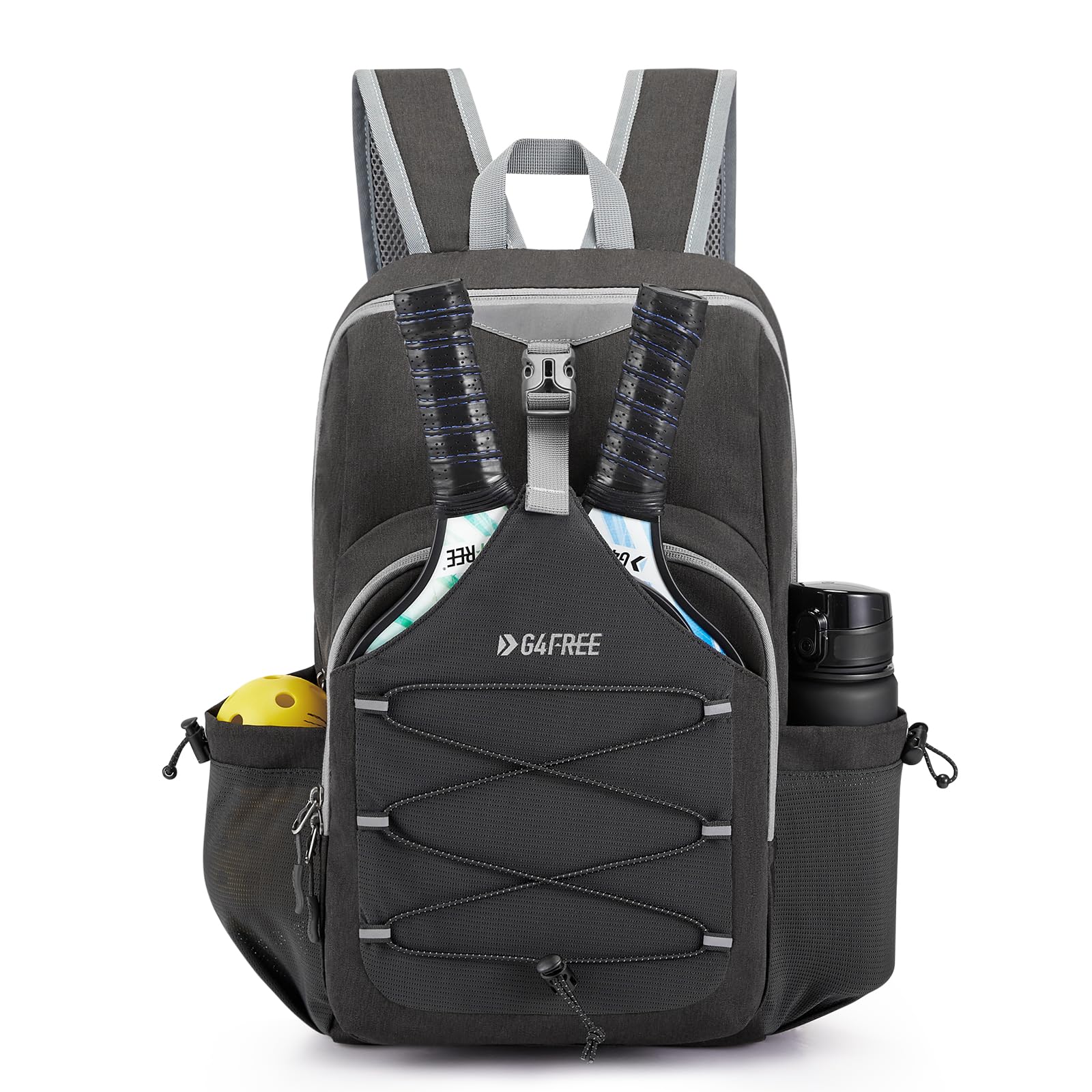 G4Free Activewear - G4Free Pickleball Backpack Fits 2 to 4 Paddles -TN23B318A-TN23B318B-TN23B318C-TN23B318D-TN23B318E