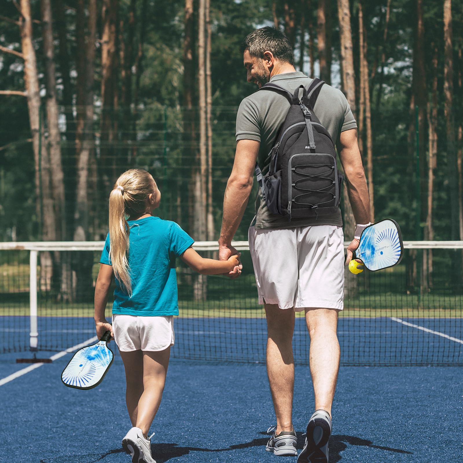 G4Free Activewear - G4Free Pickleball Bag with Adjustable Strap -TN23B320A-TN23B320B-TN23B320C