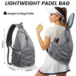 G4Free Activewear - G4Free Pickleball Bag with Waterproof Pocket/Fence Hook -TN23B324A-TN23B324B-TN23B324C-TN23B324D-TN23B324E