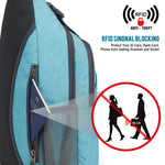 G4Free Activewear - G4Free RFID Blocking Sling Bag -D02V743C-D02V743P-D02V743S-D02V743A-D02V743N