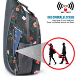 G4Free Activewear - G4Free RFID Blocking Sling Bag -D02V743C-D02V743P-D02V743S-D02V743A-D02V743N