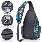 G4Free Activewear - G4Free RFID Blocking Sling Bag -D02V743C-D02V743P-D02V743S-D02V743A-D02V743N