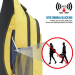 G4Free Activewear - G4Free RFID Blocking Sling Bag -D02V743C-D02V743P-D02V743S-D02V743A-D02V743N