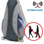 G4Free Activewear - G4Free RFID Sling Bag Crossbody Backpack -D02V708F-D02V708E-D02V708H-D02V708J-D02V708L