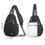 G4Free Activewear - G4Free RFID Sling Bag Crossbody Backpack -D02V708F-D02V708E-D02V708H-D02V708J-D02V708L