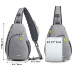 G4Free Activewear - G4Free RFID Sling Bag Crossbody Backpack -D02V708F-D02V708E-D02V708H-D02V708J-D02V708L
