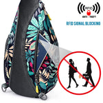 G4Free Activewear - G4Free RFID Sling Bag Crossbody Backpack -D02V708F-D02V708E-D02V708H-D02V708J-D02V708L