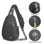 G4Free Activewear - G4Free RFID Sling Bag Crossbody Backpack -D02V708F-D02V708E-D02V708H-D02V708J-D02V708L