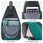 G4Free Activewear - G4Free RFID Sling Bag Crossbody Sling Backpack -TN22B092A-TN22B092B-TN22B092C-TN22B092D-TN22B092E