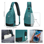 G4Free Activewear - G4Free Sling Bag RFID Blocking Crossbody Sling Bag -TN23B196C-TN23B196B