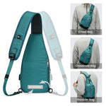 G4Free Activewear - G4Free Sling Bag RFID Blocking Crossbody Sling Bag -TN23B196C-TN23B196B