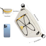 G4Free Activewear - G4Free Sling Bag RFID Blocking Over Shoulder Belt Bag -TN23B200A-TN23B200C-TN23B200B