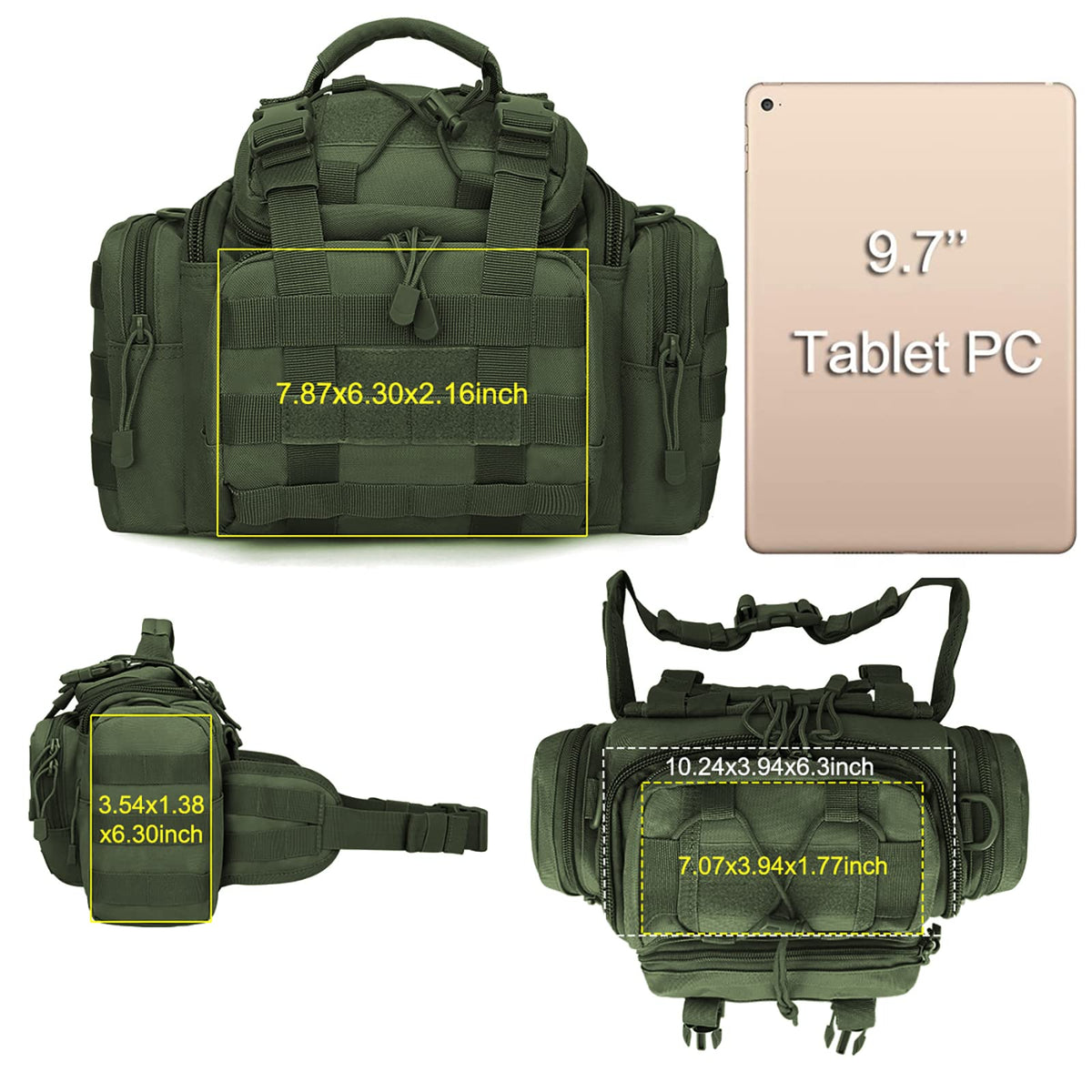 G4Free Activewear - G4Free Sport Outdoor Waist Pack -D04V198A-D04V198B-D04V198C