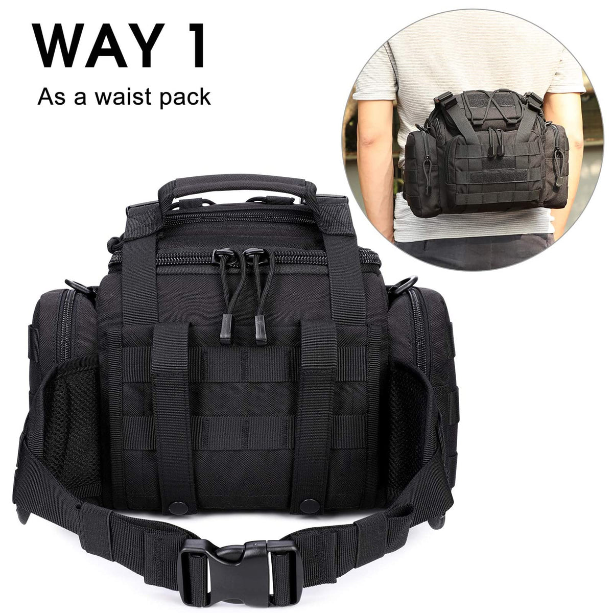 G4Free Activewear - G4Free Sport Outdoor Waist Pack -D04V198A-D04V198B-D04V198C