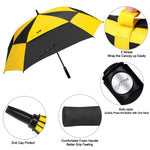 G4Free Activewear - G4Free Square Windproof Auto Open Stick Umbrella -D02V590A-D02V590C-D02V590F-D02V590B-D02V590G