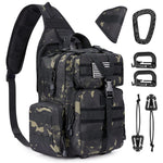 G4Free Activewear - G4Free Tactical EDC Sling Bag Backpack with Pistol Holster -D02V759A-D02V759D-D02V759B-D02V759F