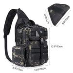 G4Free Activewear - G4Free Tactical EDC Sling Bag Backpack with Pistol Holster -D02V759D-D02V759A-D02V759F-D02V759B