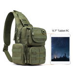 G4Free Activewear - G4Free Tactical EDC Sling Bag Pack with Pistol Holster -D02V666A-D02V666B